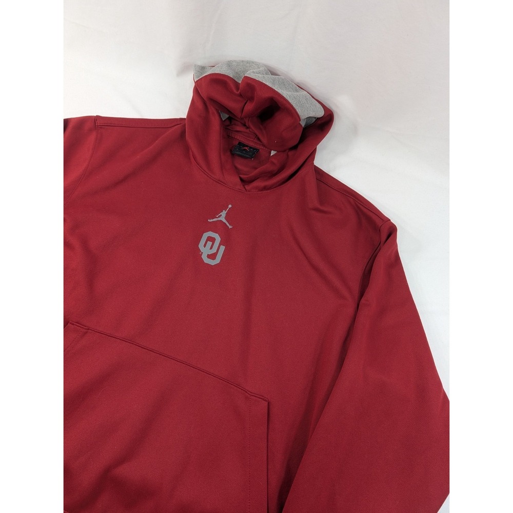 Oklahoma Sooners Air Jordan Sweatshirt Men's Maroon Pullover OU Football XL